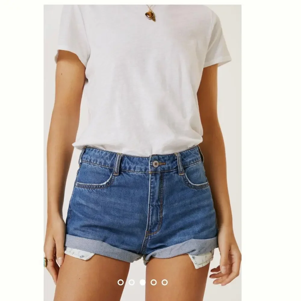 Anthropologie Pilcro Relaxed Denim Shorts Size 32